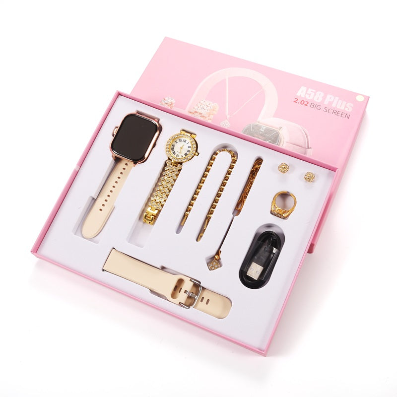 A58 5-in-1 Smart Watch For Ladies